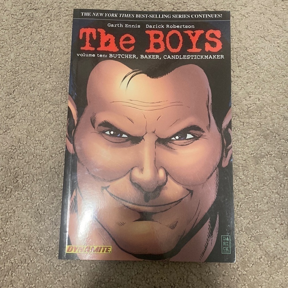 3/$30 THE boys graphic‎ novel volume 10: butcher, baker, candlestickmaker